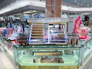 Estee Lauder beauty area at Macy's