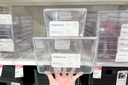 Stacking Clear Lidded Storage Bins, as Low as $3.80 at Target (Bestseller) card image