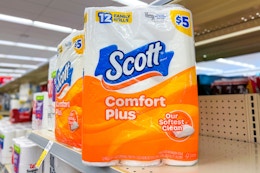 Scott Toilet Paper and Paper Towels, Only $3.75 per Pack at Walgreens card image