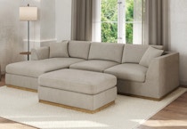 Henredon Caley Sofa With Ottoman