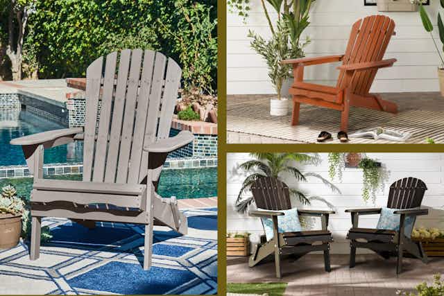 Wood Adirondack Chair, as Low as $68.99 at Wayfair — Today Only card image