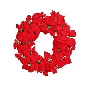 Holiday Living Poinsettia Wreath