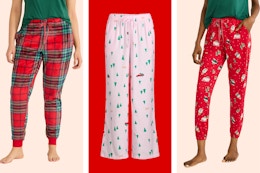 Women's Holiday Pajama Bottoms, as Low as $7 at Walmart card image