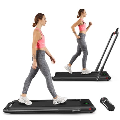 Costway 2-in-1 Folding Treadmill