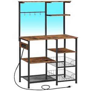 Bakers Rack with Power Outlet