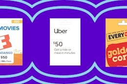 Discounted Gift Cards on Amazon — Save on Uber, Golden Corral, and More card image