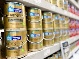 MyLowe’s Rewards Members Can Save $15 on Sherwin-Williams HGTV Home Paint card image