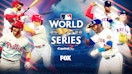 A graphic of baseball players for the World Series