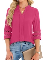 Women's V-neck Blouse