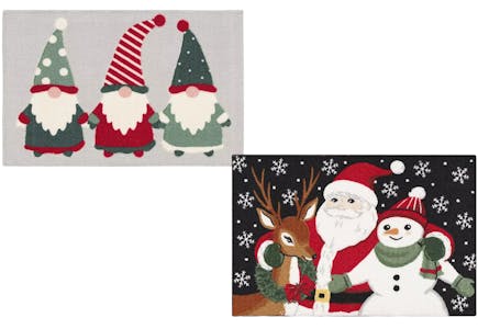 Christmas Throw Rugs