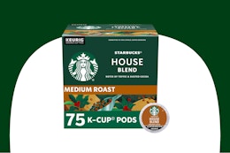 Better Than Costco: Starbucks 75-Count K-Cup Coffee Pods, Only $27 on Amazon card image
