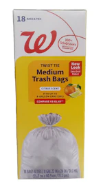 Walgreens Trash Bags