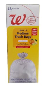 Walgreens Trash Bags