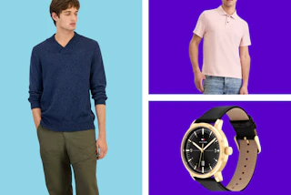 a collage of Father's Day's gifts