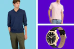a collage of Father's Day's gifts