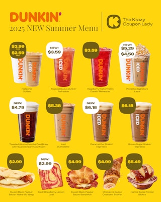 Dunkin- 2025 NEW Summer Menu
