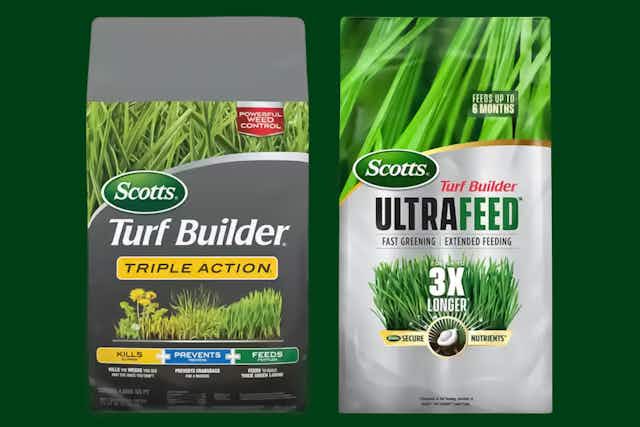 Free Scotts Ultra Feed With Purchase of Turf Builder at Home Depot card image
