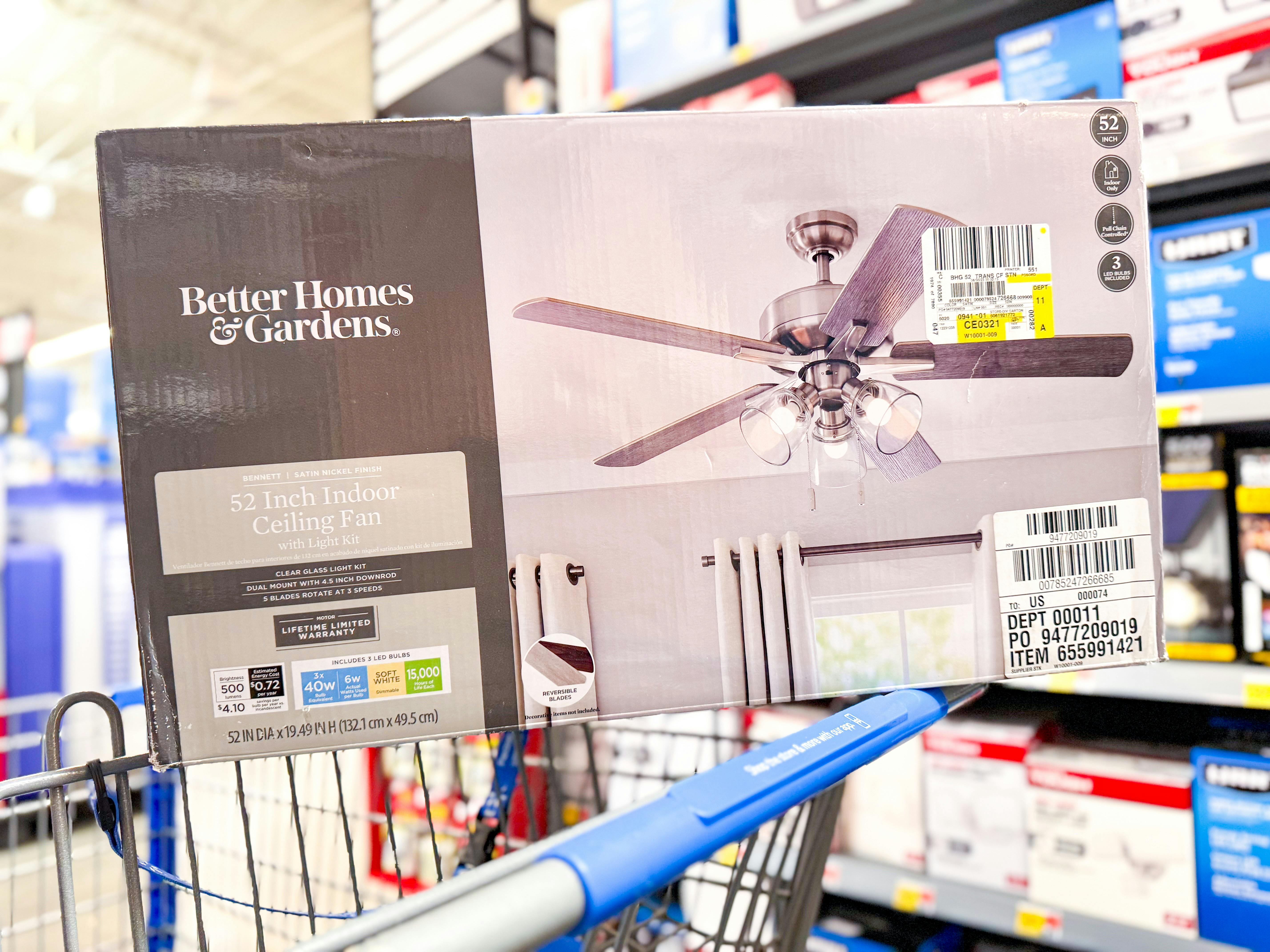 Better Homes & Gardens Ceiling Fan, Just 79 at Walmart (Reg. 99) The Krazy Coupon Lady
