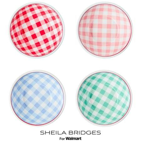 Gingham Dip Bowls