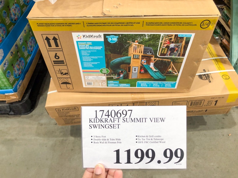 costco kidkraft summit view swing set 1