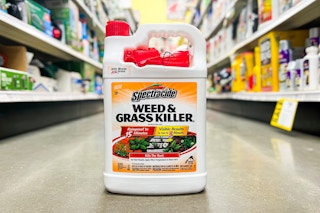 weed killer in aisle