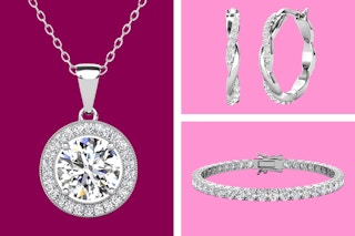 Cate & Chloe Jewelry: Necklace, Earring Hoops & a Tennis Bracelet