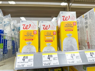 walgreens brand trash bags