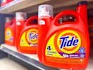 tide detergent on shelf