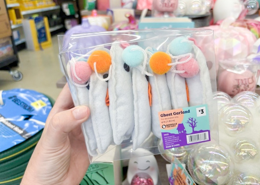 dollar general summerween ghost garland
