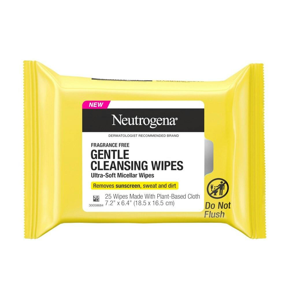 2 Neutrogena Cleansing Wipe Packs