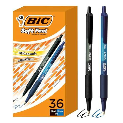 BIC Soft Feel Retractable Pens