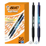BIC Soft Feel Retractable Pens