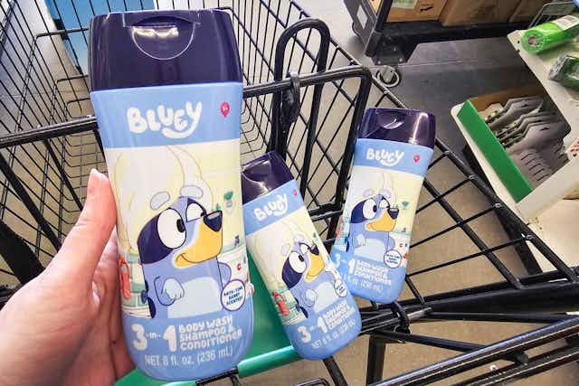 I Found Bluey Body Wash for Only $1.25 at Dollar Tree card image