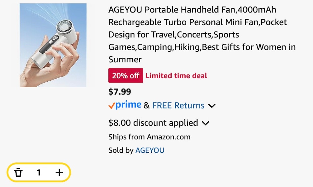 portable fan