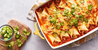 an enchilada bake