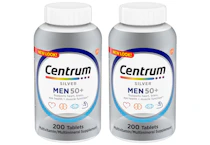 2 Centrum Men Silver Vitamin Bottles
