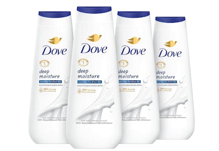 Dove Body Wash 4-Pack