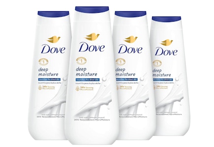 Dove Body Wash 4-Pack
