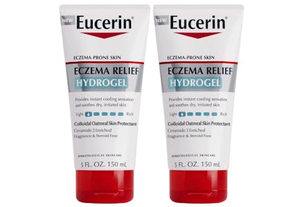 2 Eucerin Eczema Relief Hydrogels
