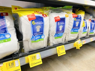 hanes boys undershirt set on clearance at walmart