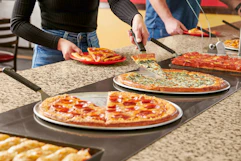 people at cici's pizza buffet