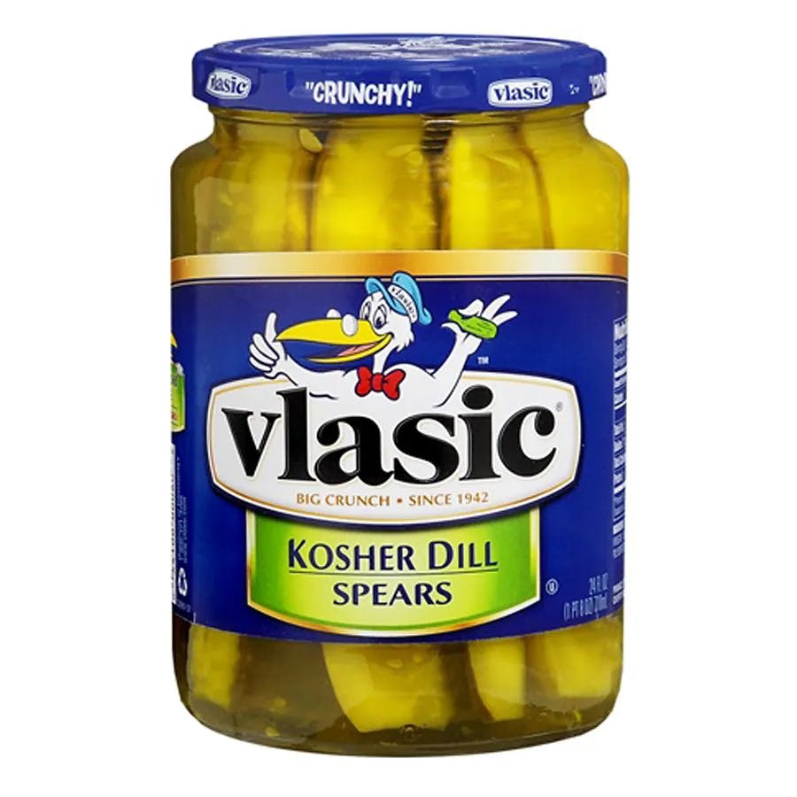 2 Vlasic Pickle Jars