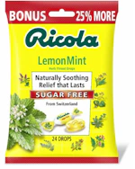Ricola Sugar-Free Lemon Mint Drops