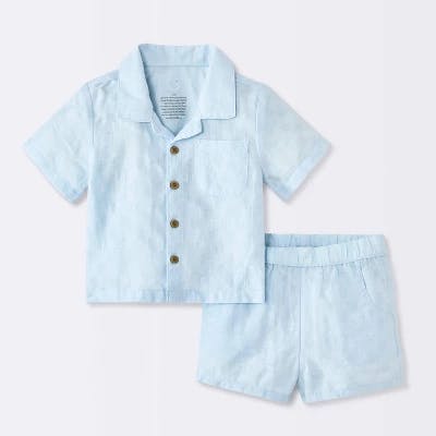 Cloud Island Baby Top & Bottom Set