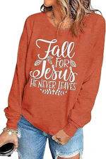 Women's Fall for Jesus Sweatshirt