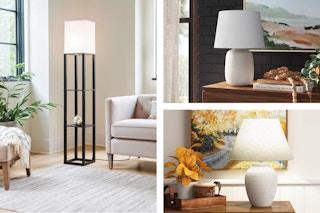 3 threshold lamps side by side