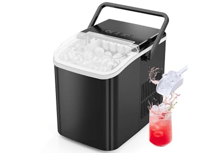 Self-Cleaning Countertop Ice Machine