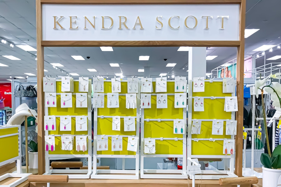 Kendra Scott Jewelry Section at Target