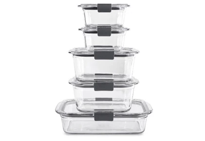 Rubbermaid Brilliance Glass Set