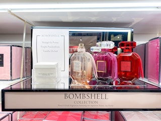 Victoria's Secret perfume display